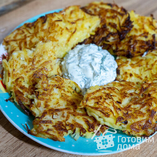 Драники из картофеля (картофельные оладьи)
