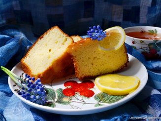 Творожный кекс с лимоном