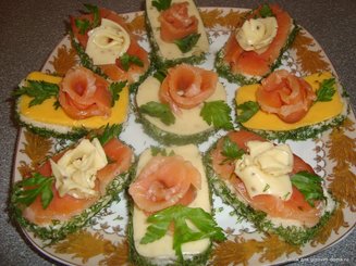 Праздничные бутерброды