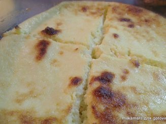 Нежная творожная запеканка (без муки и манки)