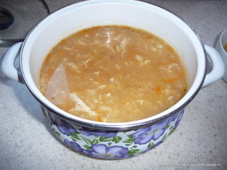 Яичный суп "Eier Suppe" (Затируха)