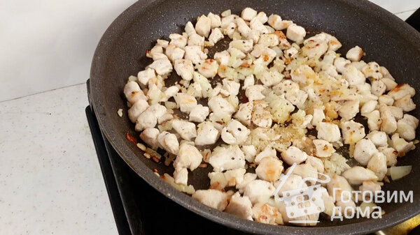 Фаршированный картофель с мясом и грибами под хрустящей корочкой фото к рецепту 4