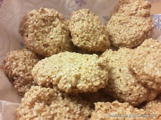 Кунжутное печенье
