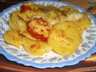 "Без хлопот" рыба и картофель
