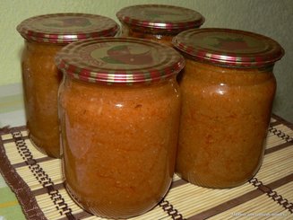 Икра кабачковая быстрая (с майонезом)
