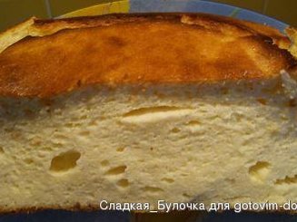 Творожная запеканка с кукурузной мукой