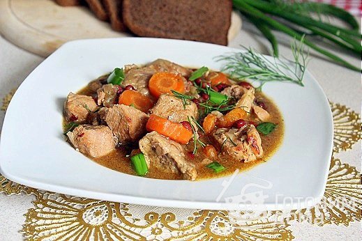 Мясное рагу с фасолью фото к рецепту 7