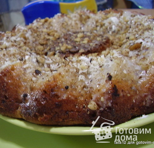 Творожный манник с черносливом
