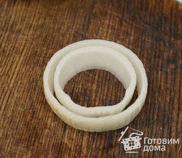 Луковые кольца с сыром во фритюре фото к рецепту 3