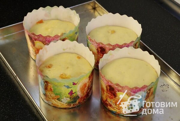 Кулич Пасхальный с домашними цукатами фото к рецепту 14