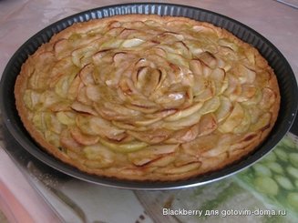 Французский яблочный флан