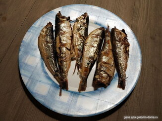 Сардины запечённые на углях -Sardinhas assadas