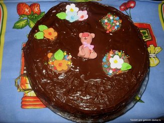 Шоколадная глазурь для кексов, тортов и т.д