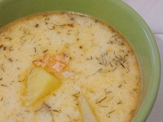 Суп из семги по-шведски