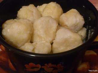 Вареники ленивые с картошкой и творогом