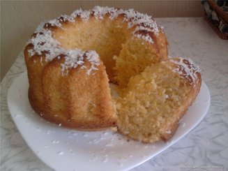 Тыквенный кекс с кокосом