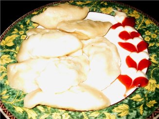 Вареники с сырым картофелем и сырно-картофельные