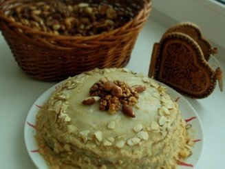 Блинный торт с заварным кремом