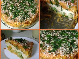 "Осень" курино-овощной пирог