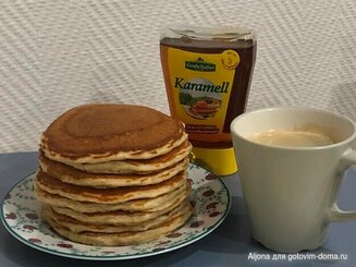 Панкейки с овсяными хлопьями