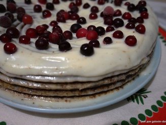 Мягкий пипаркоок со сливочной глазурью