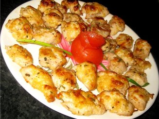 Куриное филе маринованное в йогурте и запечённое в пармезане