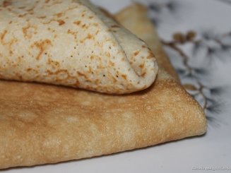 Заварные блины на кефире
