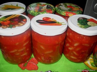 Фасоль в томате
