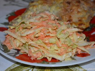 Салат из капусты в южном стиле