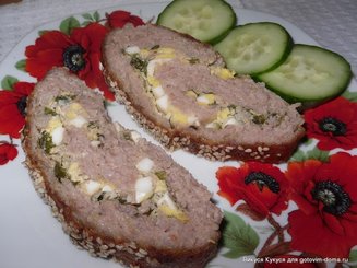 Мясной рулет