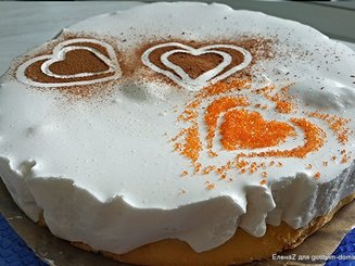 Пирожные (торт-суфле)  "Птичье молоко"