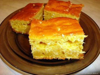 Тыквенный кекс с кокосом
