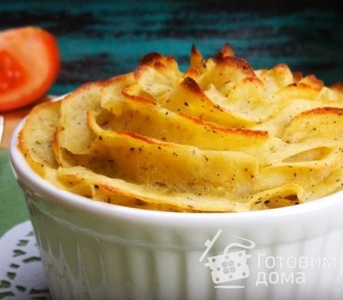 Запеканка с фаршем и картофелем