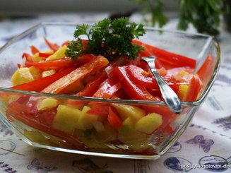 "Копакабана" салат с манго и перцем