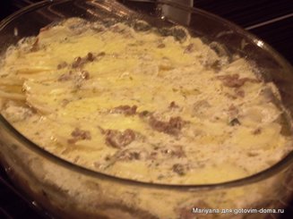 Запеканка из фарша и картофеля