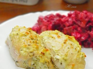 Куриные рулетики с фетой