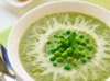 Крем-суп из зеленого горошка и салата Айсберг