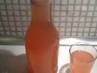 Компот "Осенний" из яблок и винограда