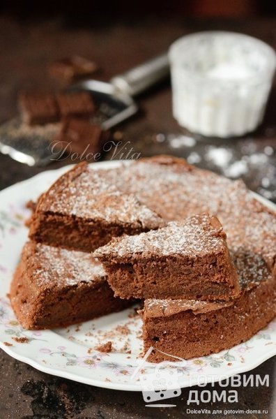 Тenerina - Нежный шоколадный торт-десерт фото к рецепту 1