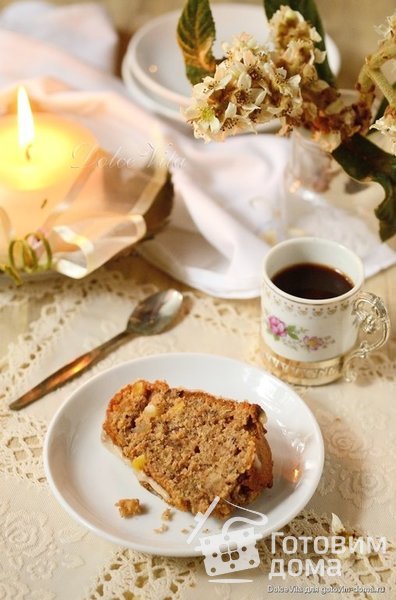 Австрийский кекс с цукатами, орехами и кофейной глазурью фото к рецепту 6