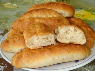 Дрожжевые булочки с семенами льна