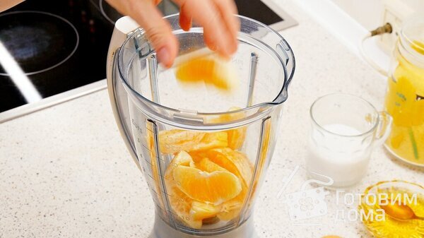 Смузи Тутти-Фрутти: банан, апельсин, вишня фото к рецепту 4