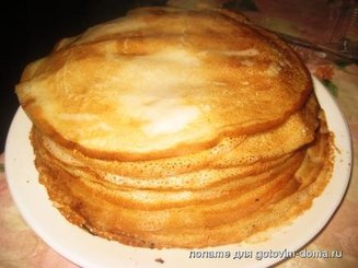 Блины "Вкусно, быстро, без хлопот"