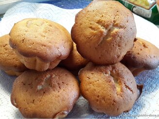Маффины (кексы) на фруктовом йогурте