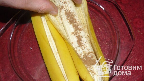 Запеченный банан фото к рецепту 2