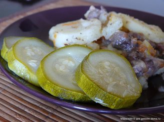 Кабачки маринованные по-болгарски