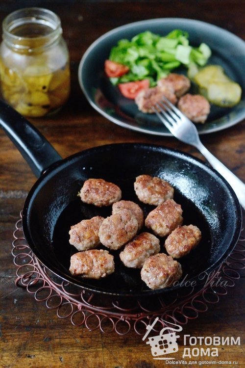 Frikadeller - Датские фрикадельки