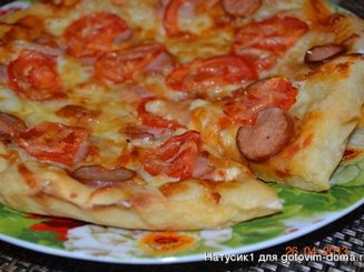 Тесто для пиццы (один из вариантов)