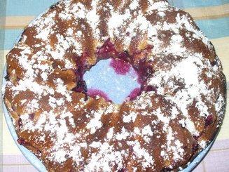 Сочный ягодный кекс