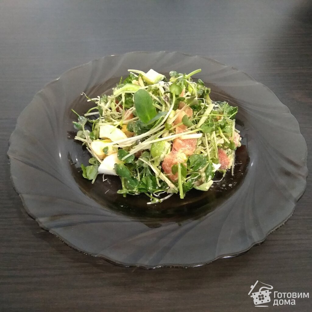 Салат из микрозелени - пошаговый рецепт с фото на Готовим дома